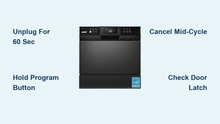 How to Reset Comfee Dishwasher: Quick Steps