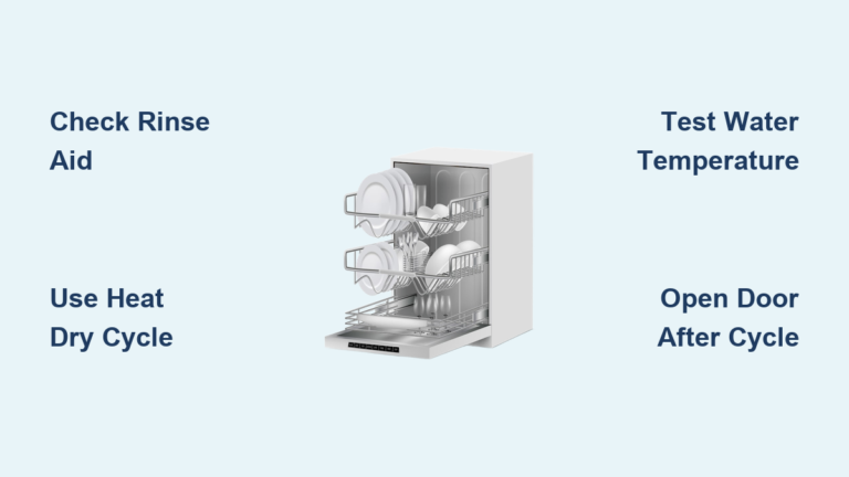 Dishwasher Not Drying? Fix It Fast