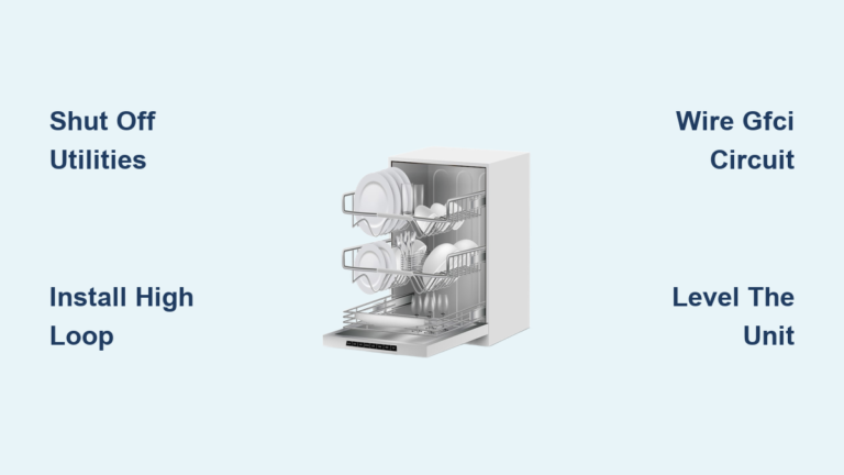 How to Install a Dishwasher: Step-by-Step Guide
