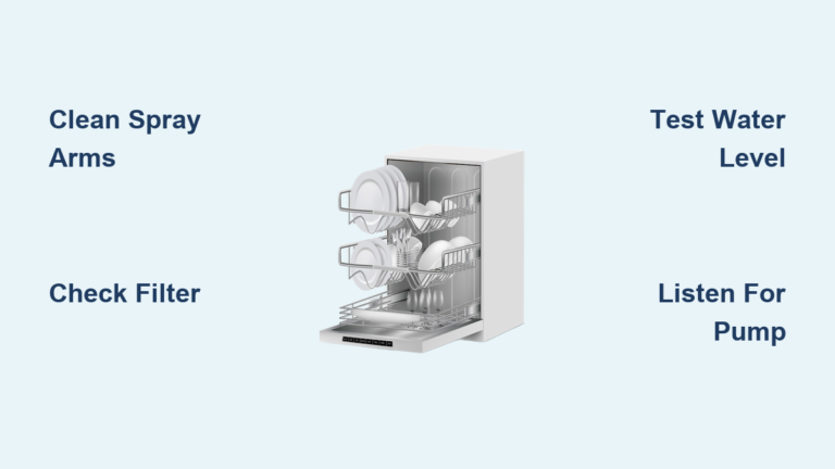 Dishwasher Not Spraying Water? Fix It Fast
