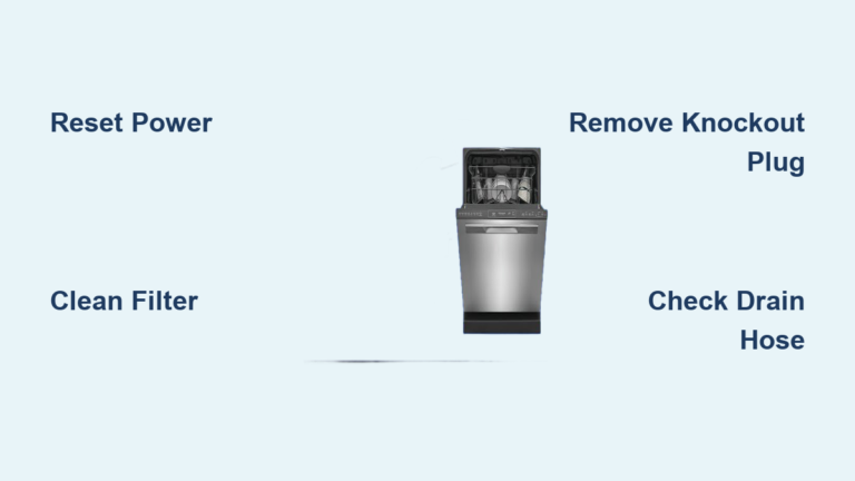How to Fix i20 Error on Dishwasher