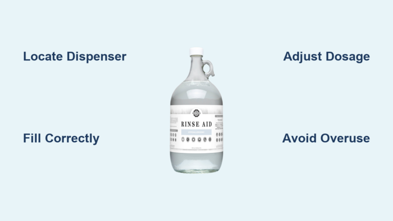 How to Use Rinse Aid in Dishwasher: Quick Guide