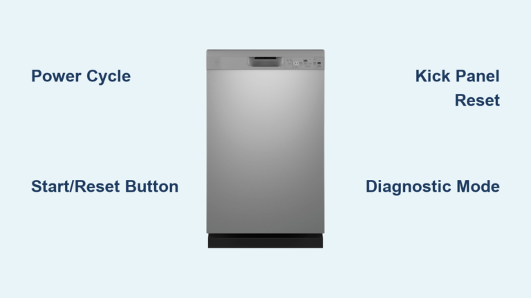 How to Reset GE Dishwasher: Quick Steps