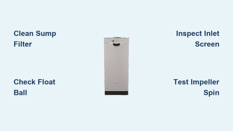 How to Fix GE Profile Dishwasher Water Not Spinning