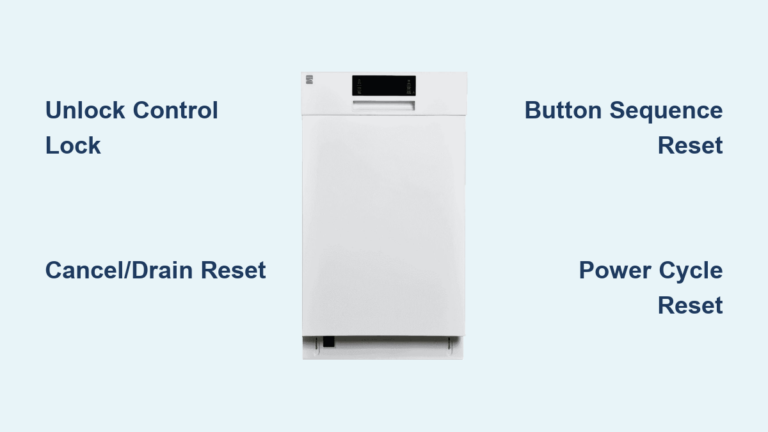 How to Reset Kenmore Dishwasher: Quick Steps
