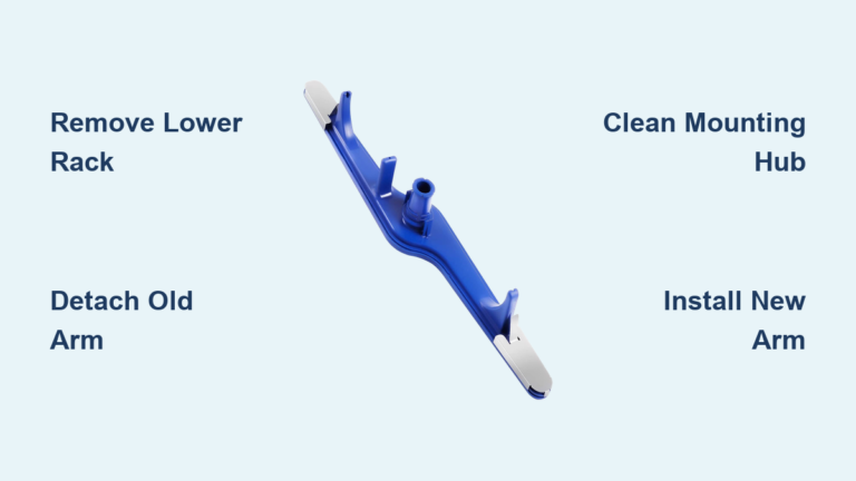 How to Fix Kenmore Dishwasher Lower Spray Arm