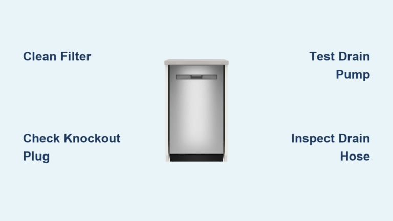 How to Fix Maytag Dishwasher Not Draining