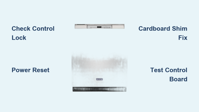 How to Fix Maytag Dishwasher Buttons Not Working