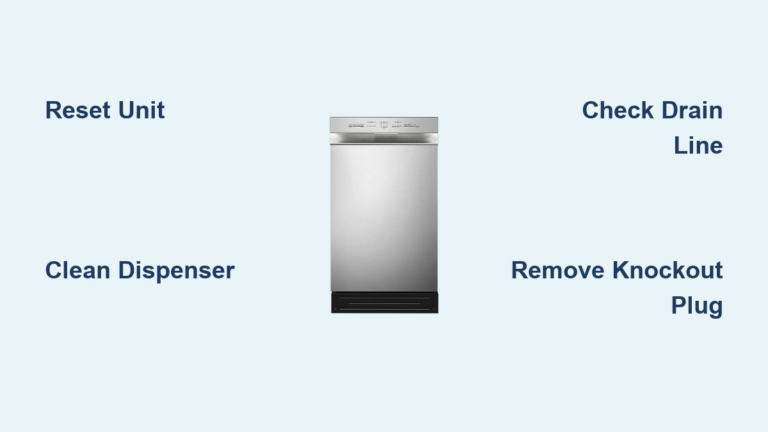 Midea Dishwasher Troubleshooting Guide