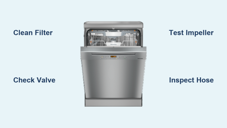 Miele Dishwasher Not Draining? Fix It Fast