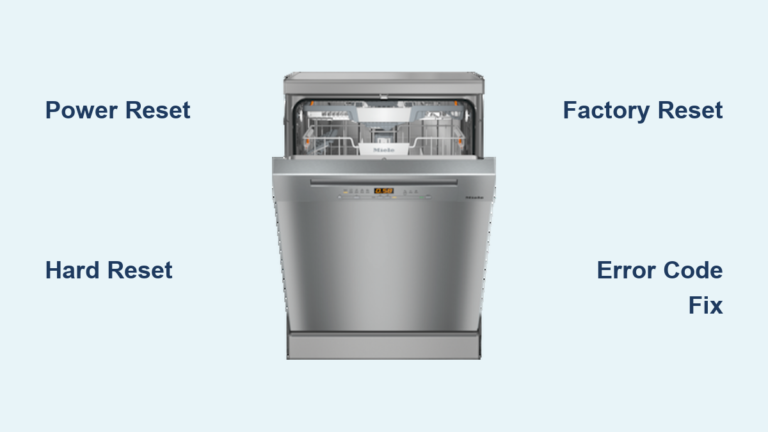How to Reset Miele Dishwasher: Quick Steps