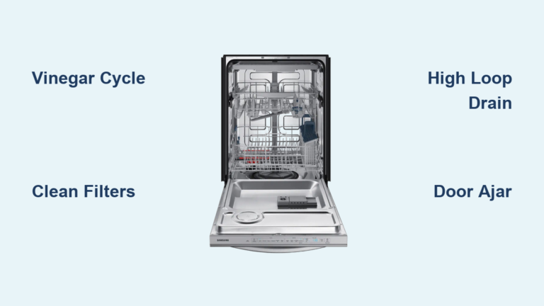 How to Fix Samsung Dishwasher Smells