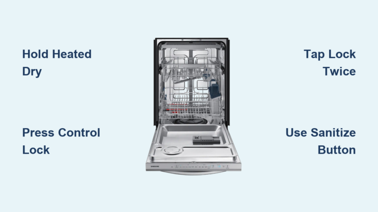 How to Unlock Samsung Dishwasher Quickly