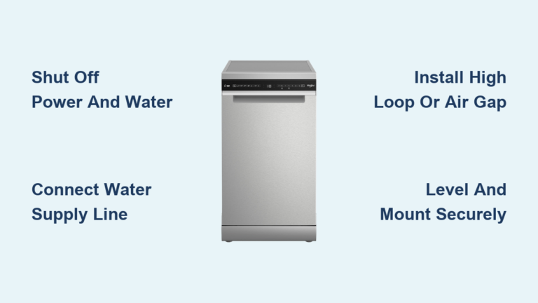 How to Install a Whirlpool Dishwasher