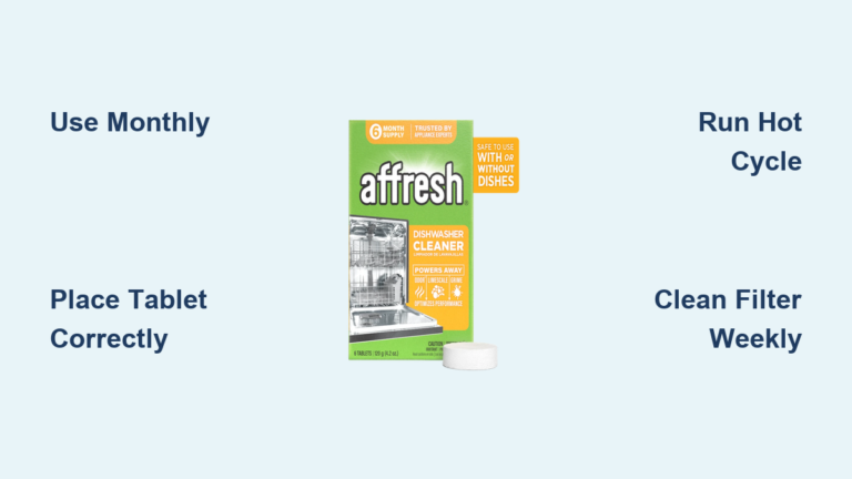 How to Use Affresh Dishwasher Cleaner